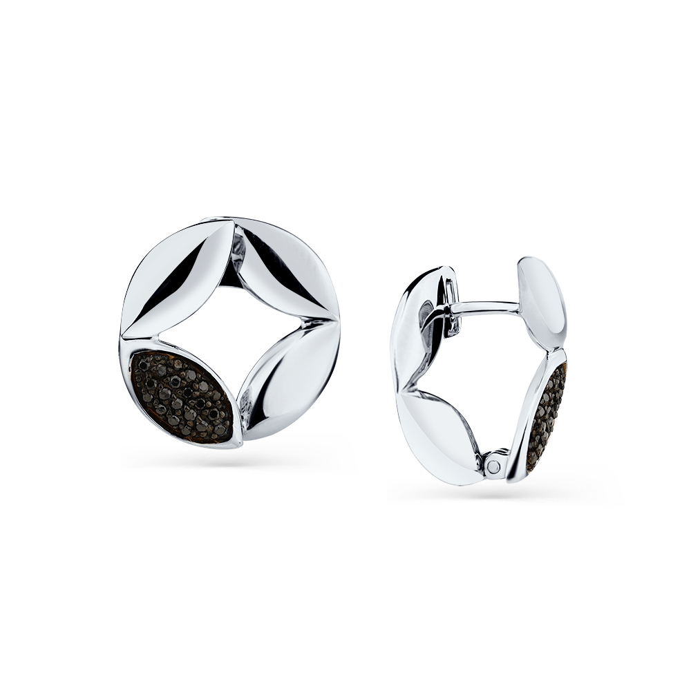 

Серьги конго из белого золота с бриллиантом Master Brilliant 2-208504-00-48, 2-208504-00-48