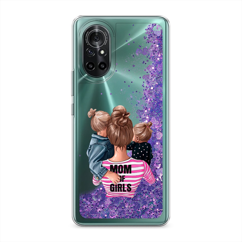 

Чехол Awog на Honor V40 Lite/Huawei Nova 8 "Mom of Girls", Разноцветный, 6105192-1