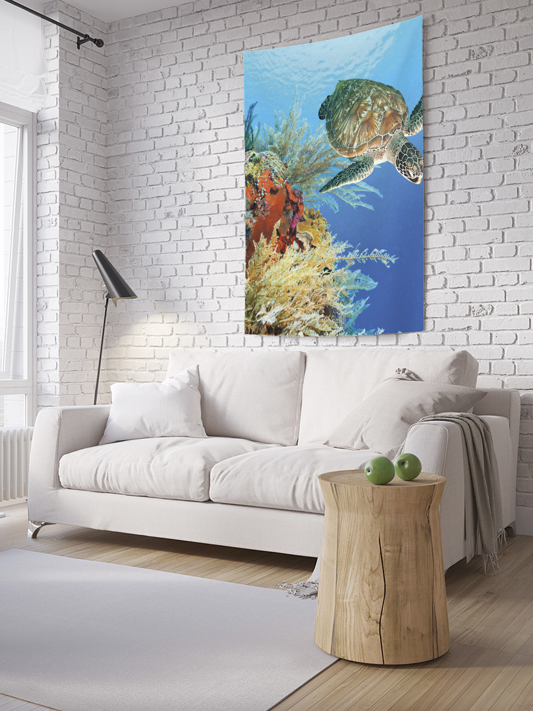 

Вертикальное фотопанно на стену JoyArty Мимо коралл 150x200 см, Мимо коралл