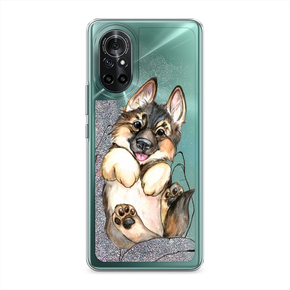 

Чехол Awog на Honor V40 Lite/Huawei Nova 8 "Овчарка в ладошках", Разноцветный, 6105191-1