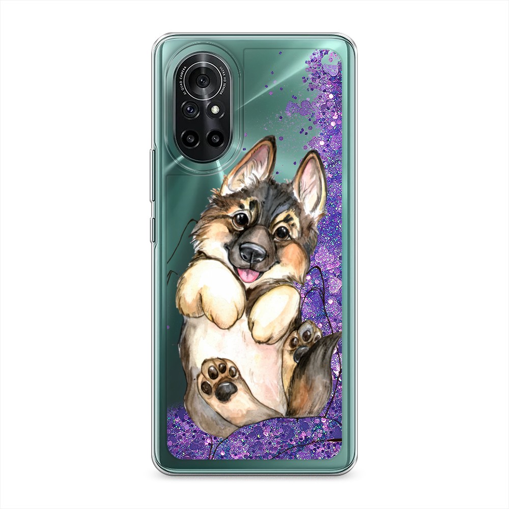 

Чехол Awog на Honor V40 Lite/Huawei Nova 8 "Овчарка в ладошках", Разноцветный, 6105192-1