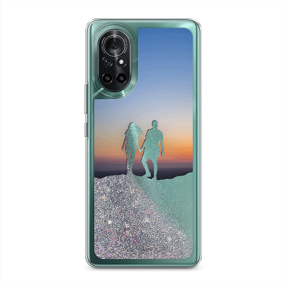 

Чехол Awog на Honor V40 Lite/Huawei Nova 8 "Пара на краю света", Разноцветный, 6105191-1