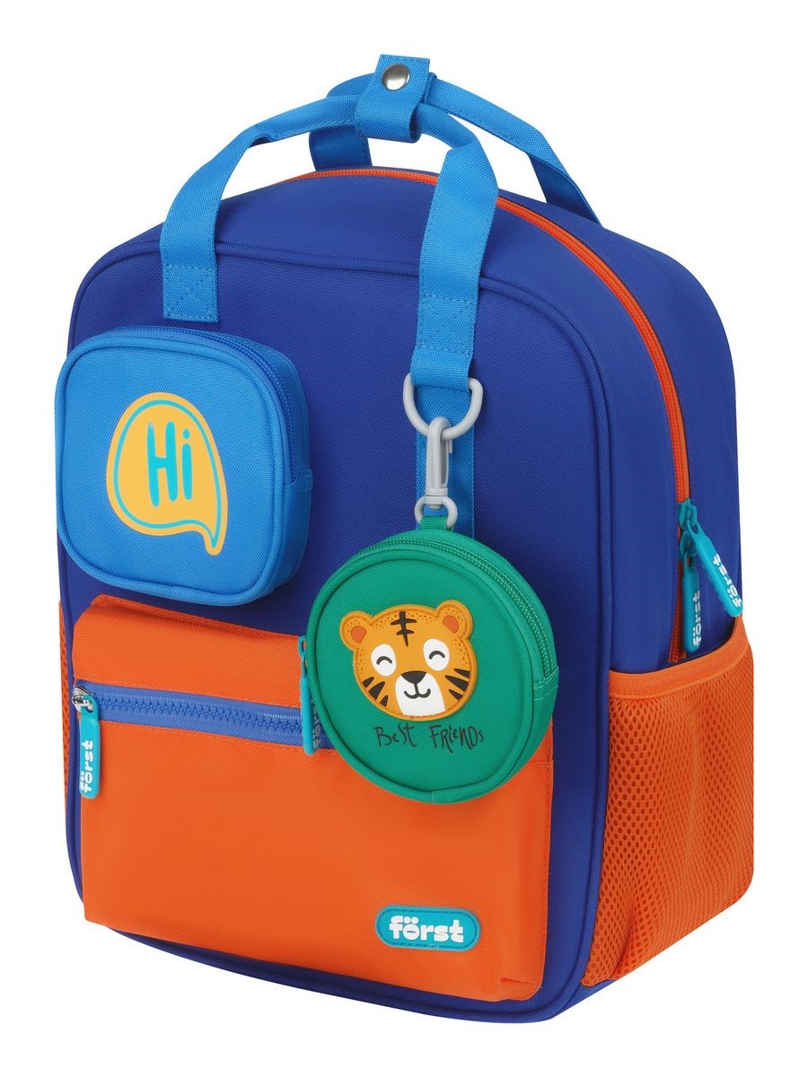 

Рюкзак Forst F-Kids Hi Tiger Синий, оранжевый, зелёный, Hi Tiger