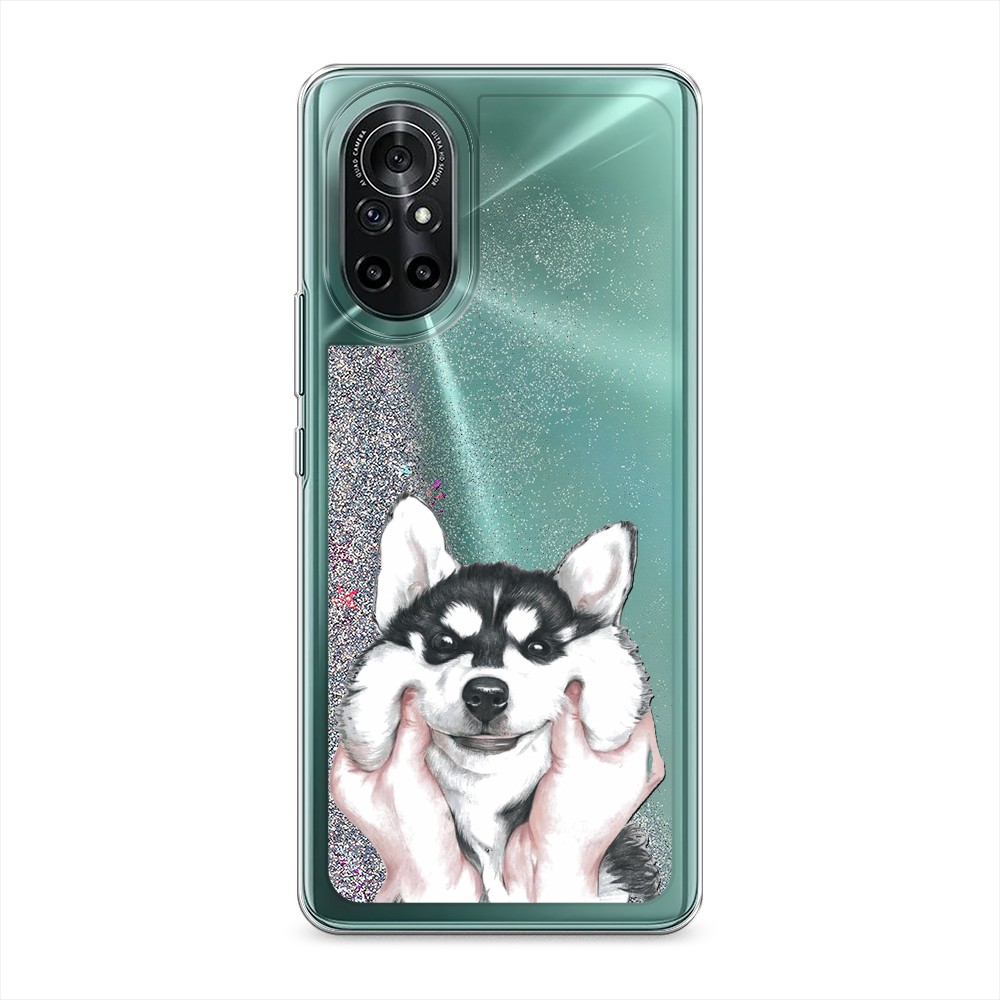 

Чехол Awog на Honor V40 Lite/Huawei Nova 8 "Щечки хаски", Разноцветный, 6105191-1