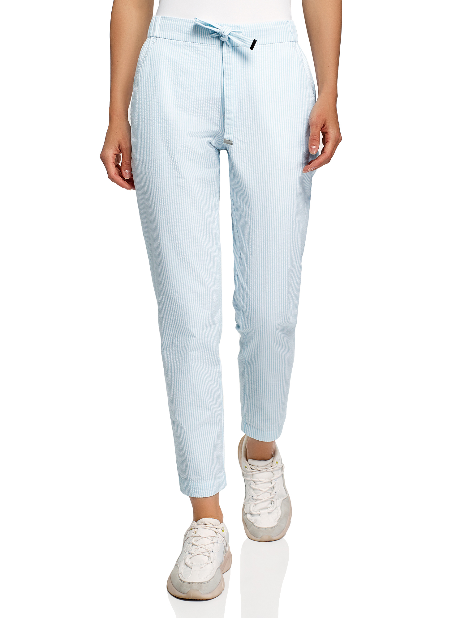 фото Брюки женские oodji 11703098 синие 34 eu