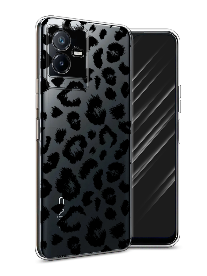 

Чехол Awog на Vivo Y73t "Окрас леопарда фон", Черный, 268050-2