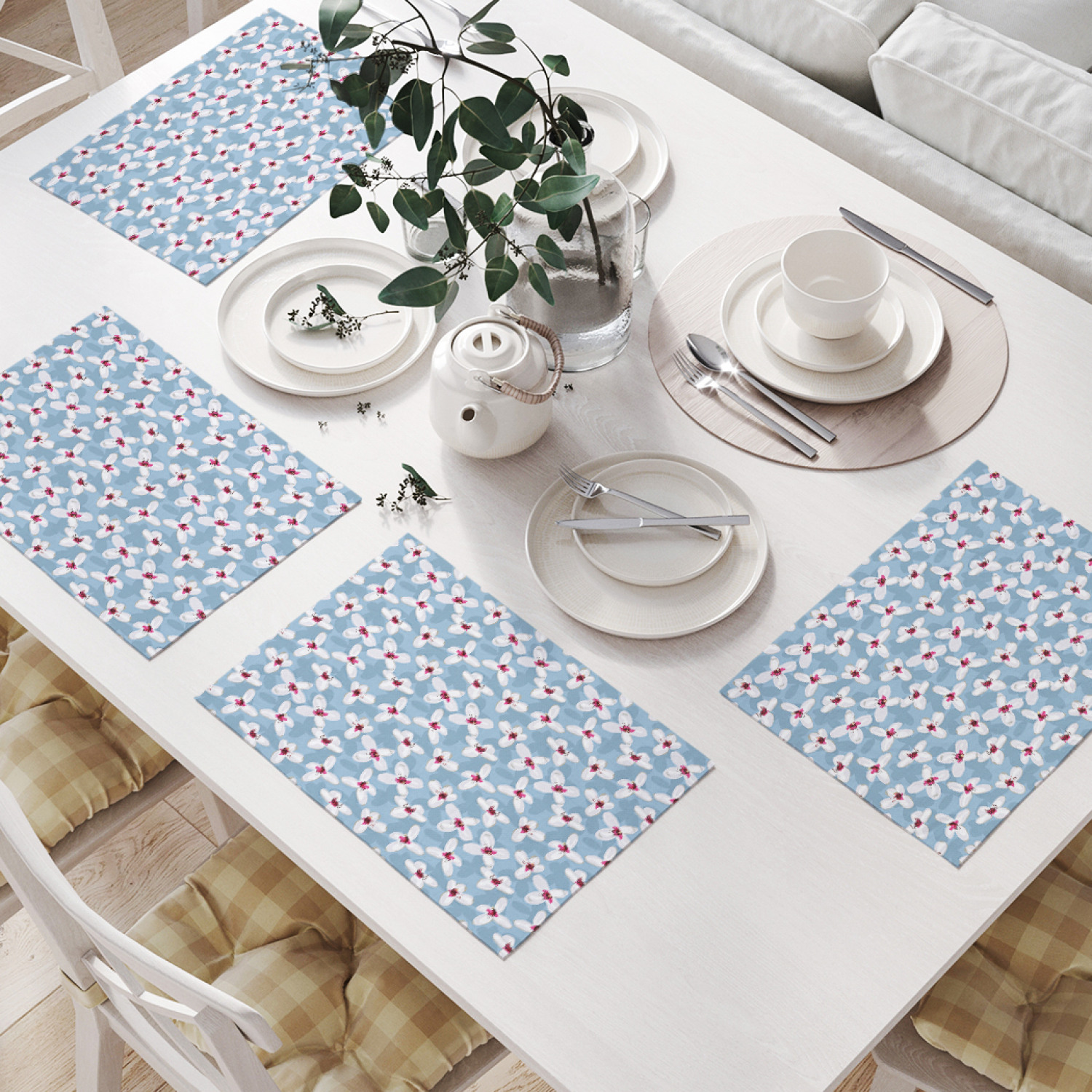 

Комплект салфеток JoyArty "Цветочные орхидеи" (32х46 см, 4 шт.), Цветочные орхидеи