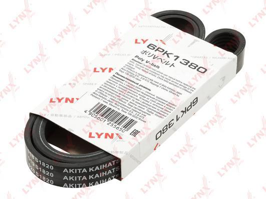 

Ремень Поликлиновой Lynxauto 6pk1380 LYNXauto арт. 6PK1380