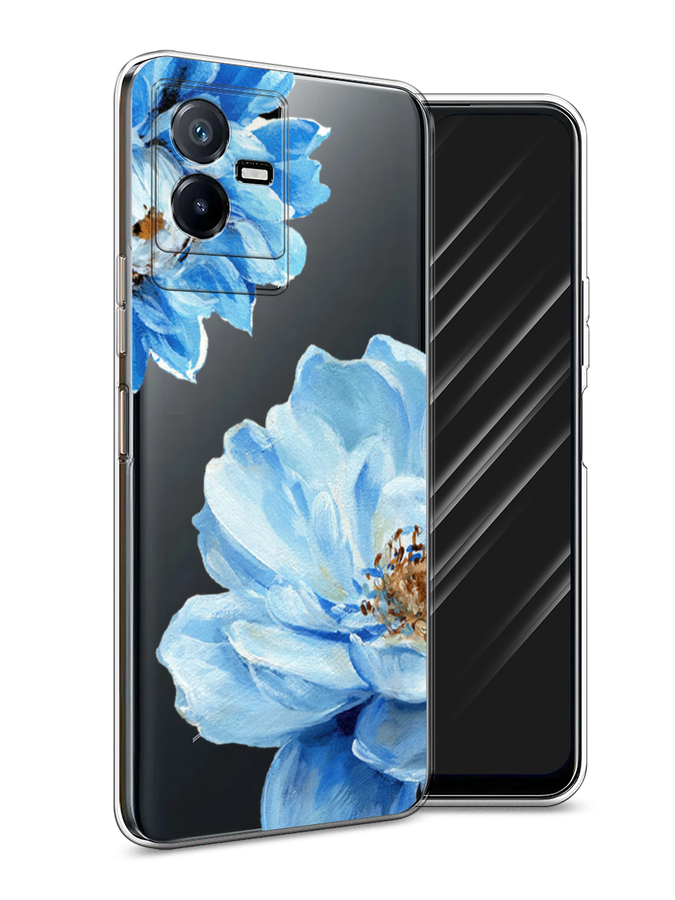 

Чехол Awog на Vivo Y73t "Голубые клематисы", Голубой, 268050-8
