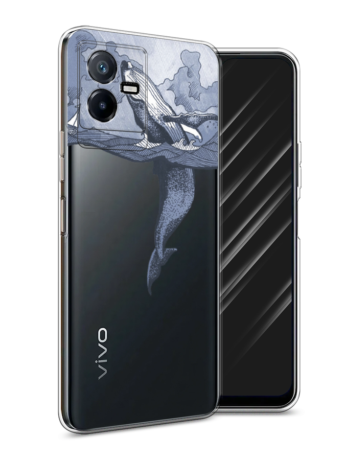 

Чехол Awog на Vivo Y73t "Два измерения", Голубой;черный;прозрачный, 268050-7