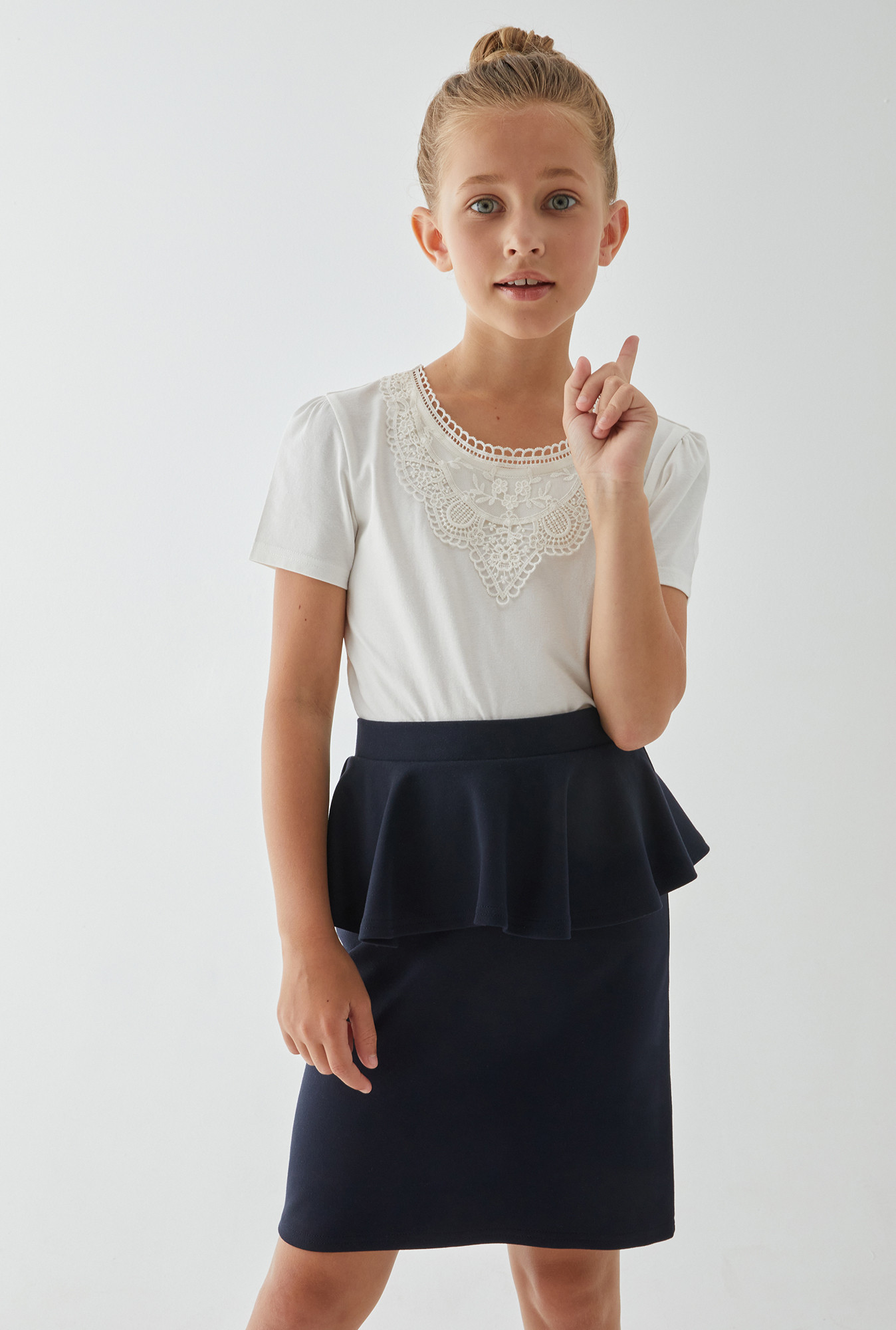 

Блузка Acoola 20240510001 цв. молочный р. 140, 20240510001