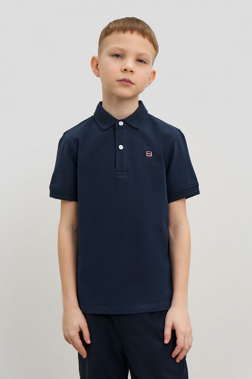 

Поло детское BAON BK701001, DEEP NAVY, 122, Синий, BK701001
