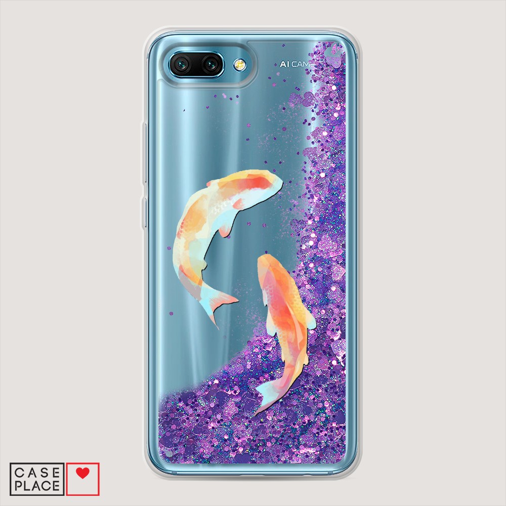 

Чехол Awog на Honor 10 "Акварельные карпы", Разноцветный, 65392-1