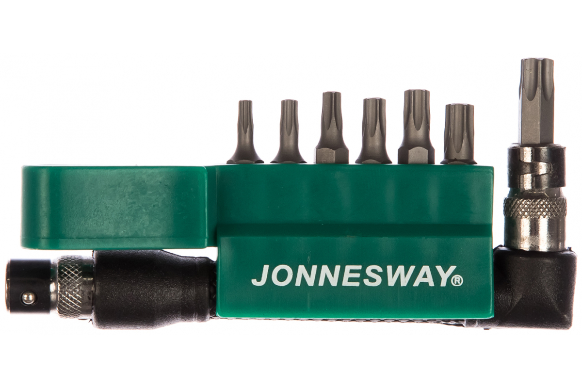 Отвертка с битами torx 1/4dr 8 предметов jonnesway s08h2st8s