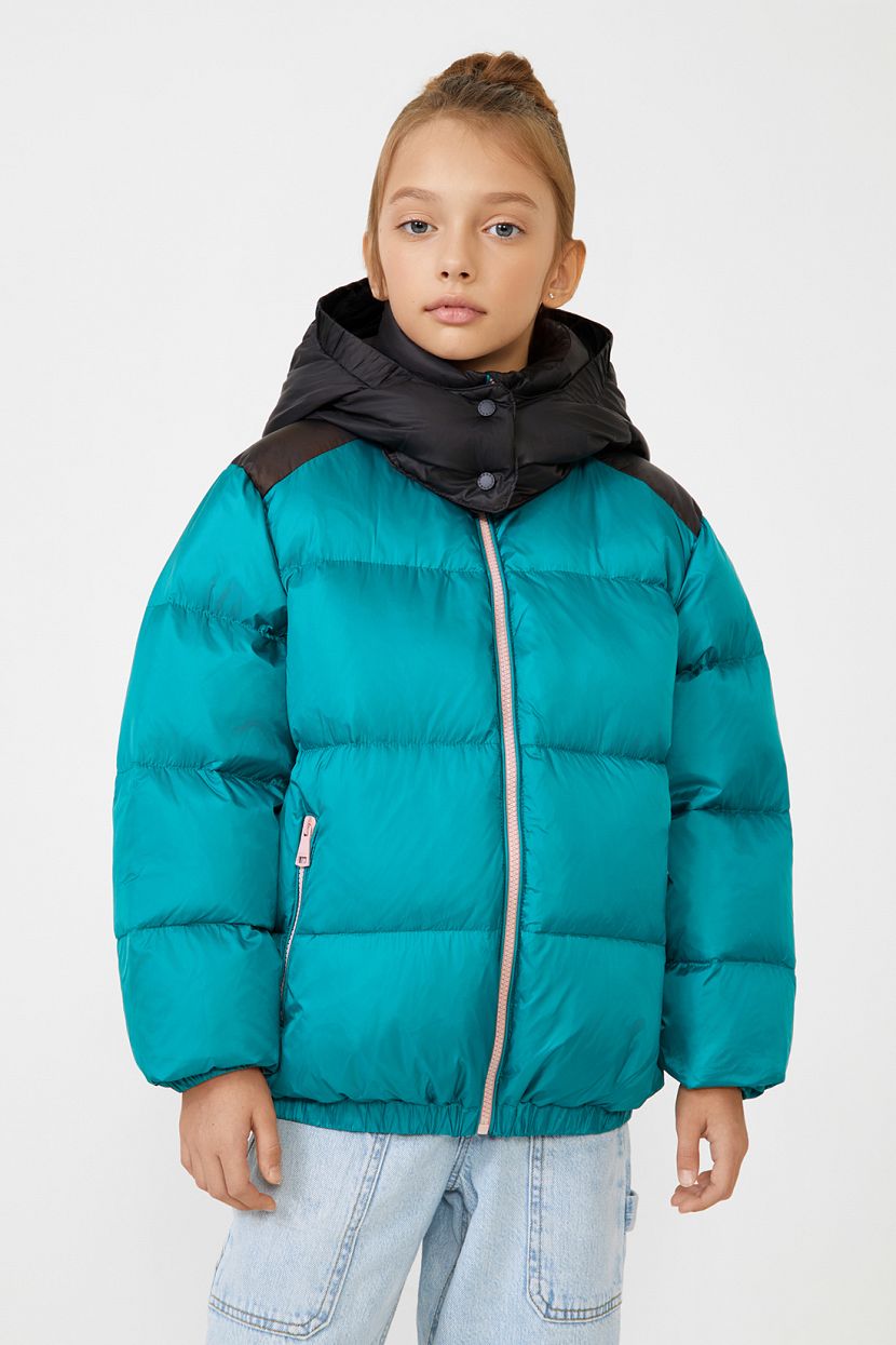 

Пуховик детский BAON BK0023502, VIRIDIAN, 122, Зеленый, BK0023502