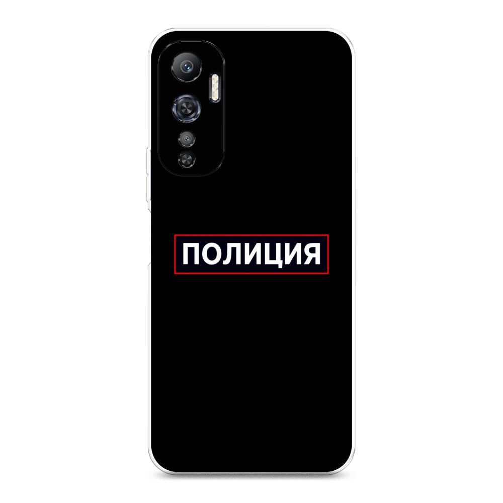 

Чехол Awog на Infinix Hot 20 4G "Police logo", Черный;белый;красный, 3103150-5
