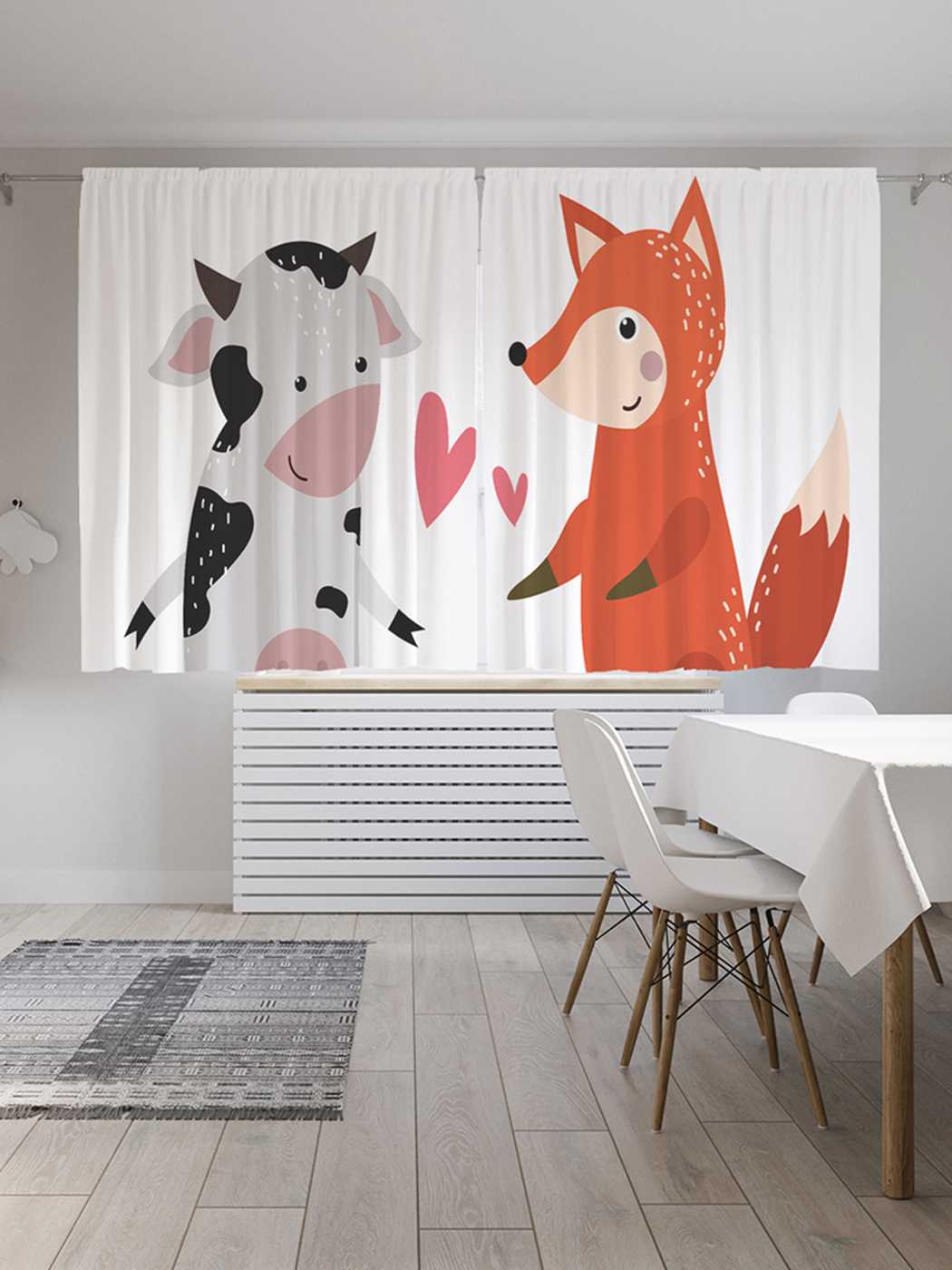 

Классические шторы JoyArty "Чудеса любви", серия Oxford DeLux, 2 полотна 145x180 см, Чудеса любви