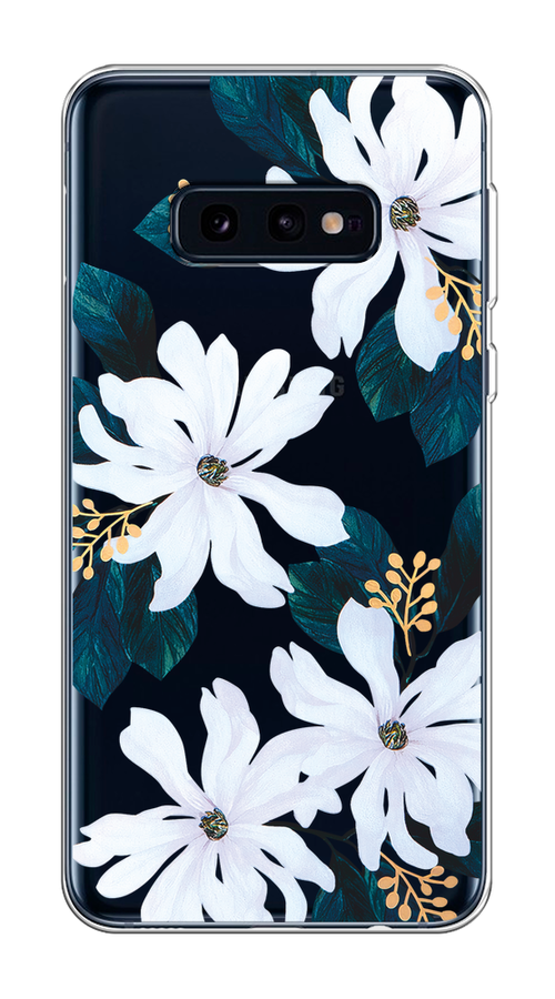 

Чехол на Samsung Galaxy S10E "Delilah Flower", Зеленый;белый, 27250-1