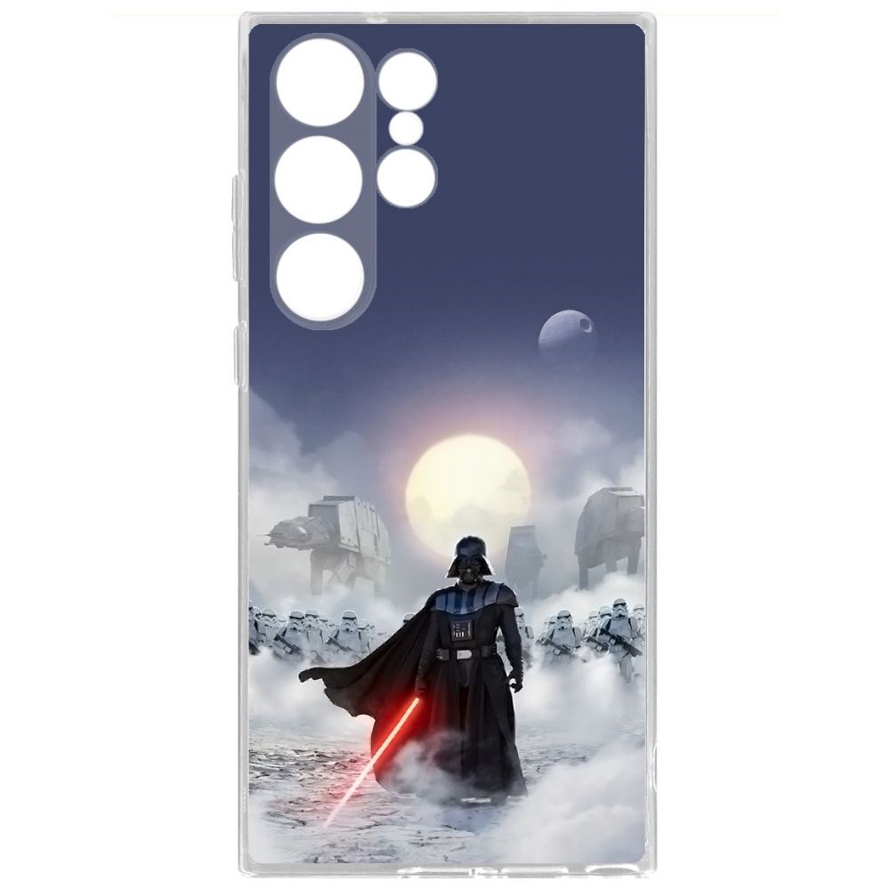

Чехол-накладка Krutoff Clear Case Звездные Войны. Дарт Вейдер для Samsung Galaxy S23 Ultra, Прозрачный
