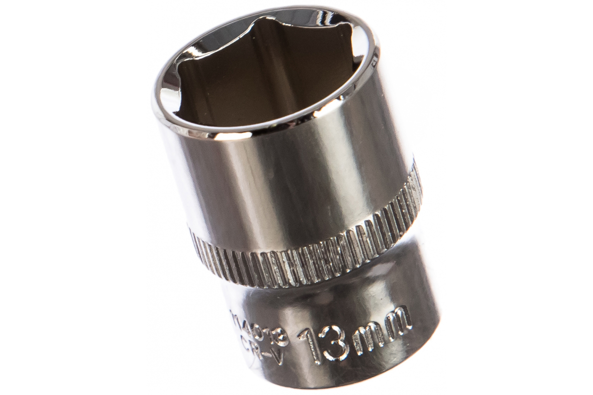 

Головка торцевая 13 1/4 короткая 6-гранная ombra 114013