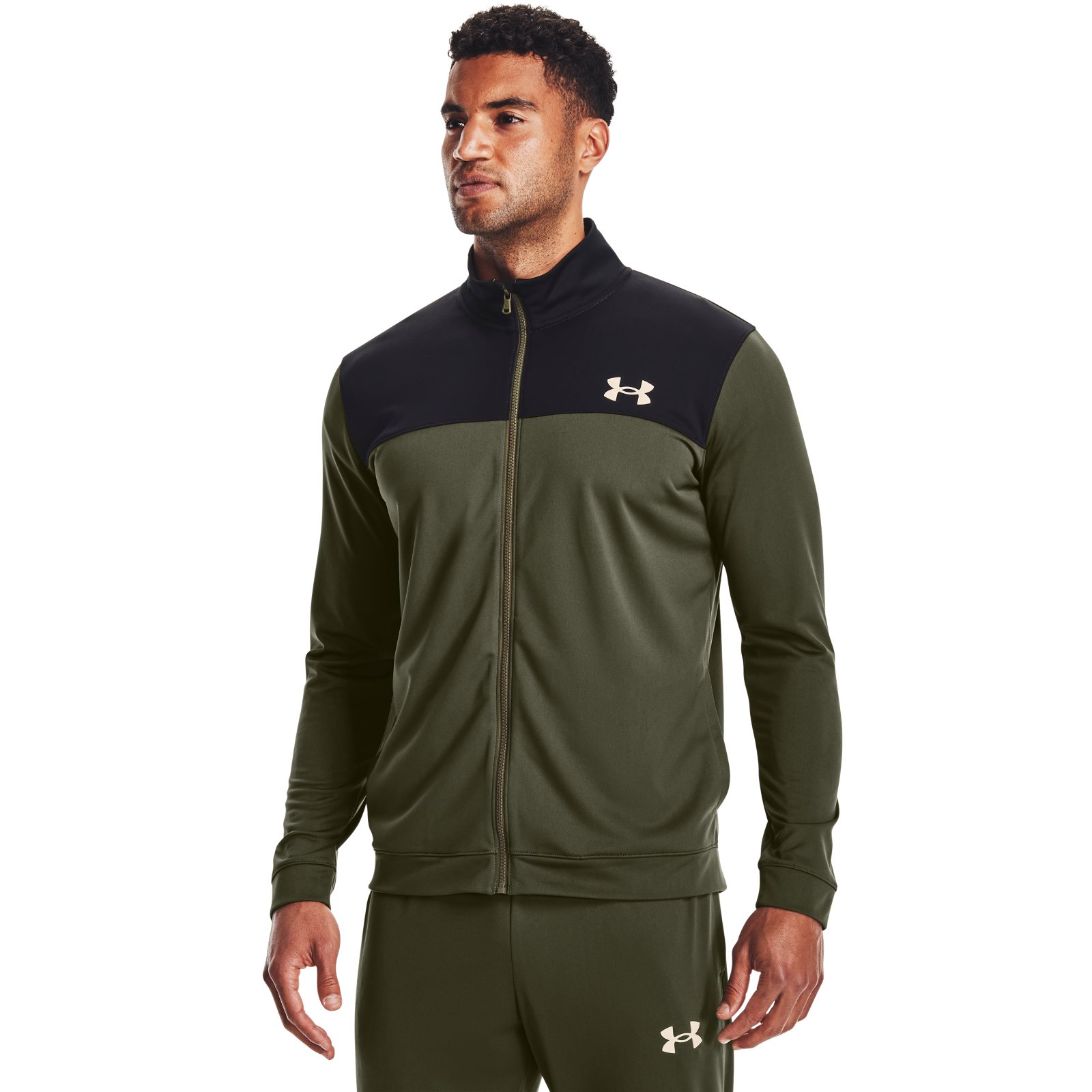 

Олимпийка мужская Under Armour 1366212-390 зеленая 48 RU, 1366212-390