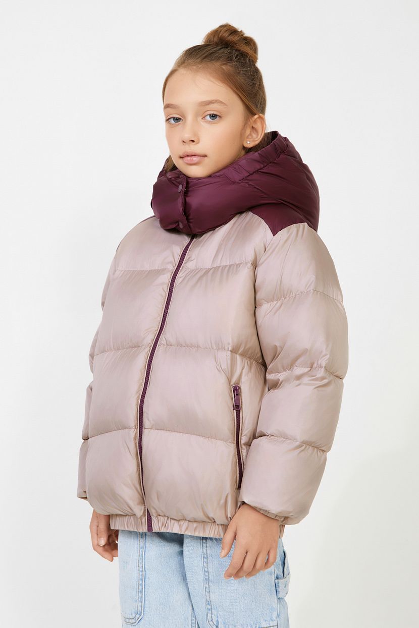 

Пуховик детский BAON BK0023502, BARELY MOCCA, 140, Бежевый, BK0023502