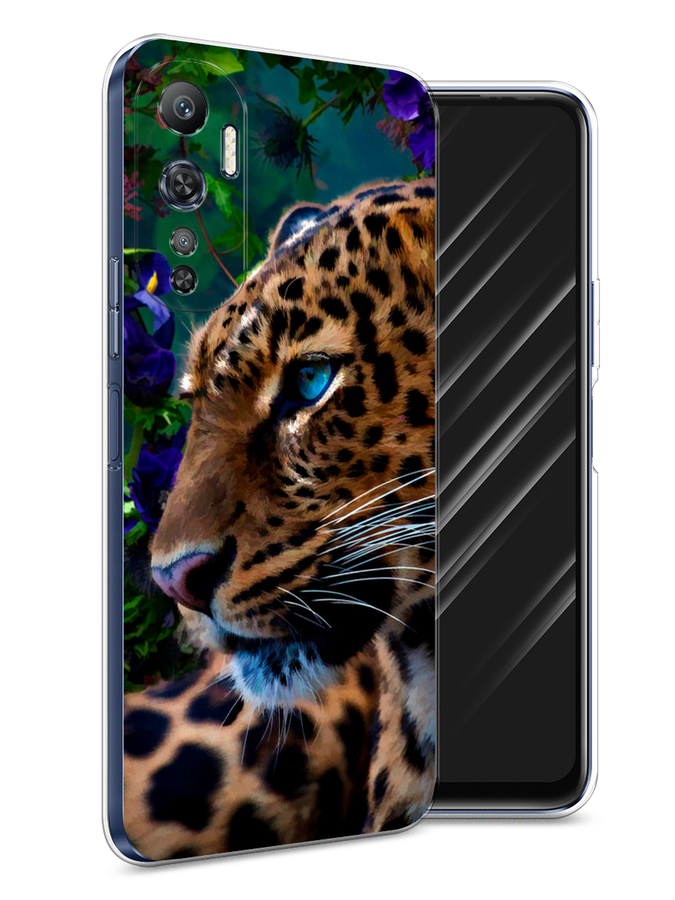 

Чехол Awog на Infinix Hot 20 4G "Волк черно белый", Серый;бежевый;белый, 3103150-1
