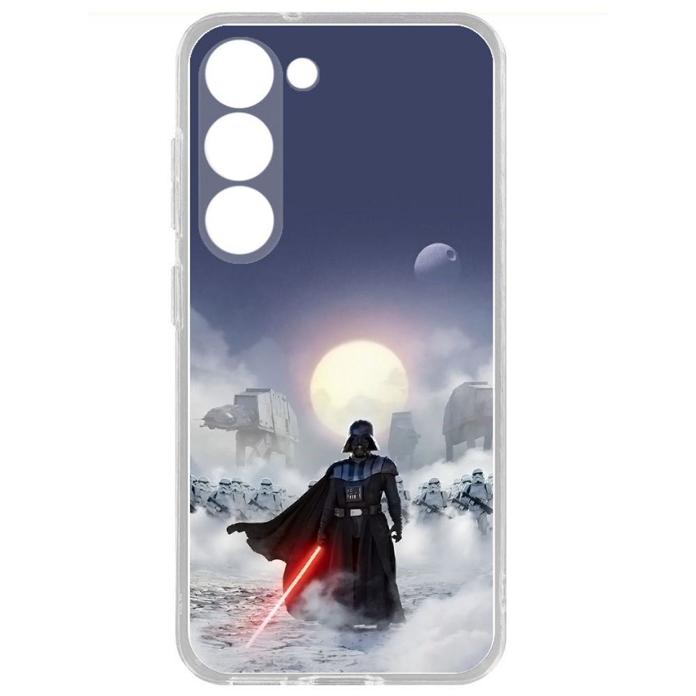 

Чехол-накладка Krutoff Clear Case Звездные Войны. Дарт Вейдер для Samsung Galaxy S23+, Прозрачный