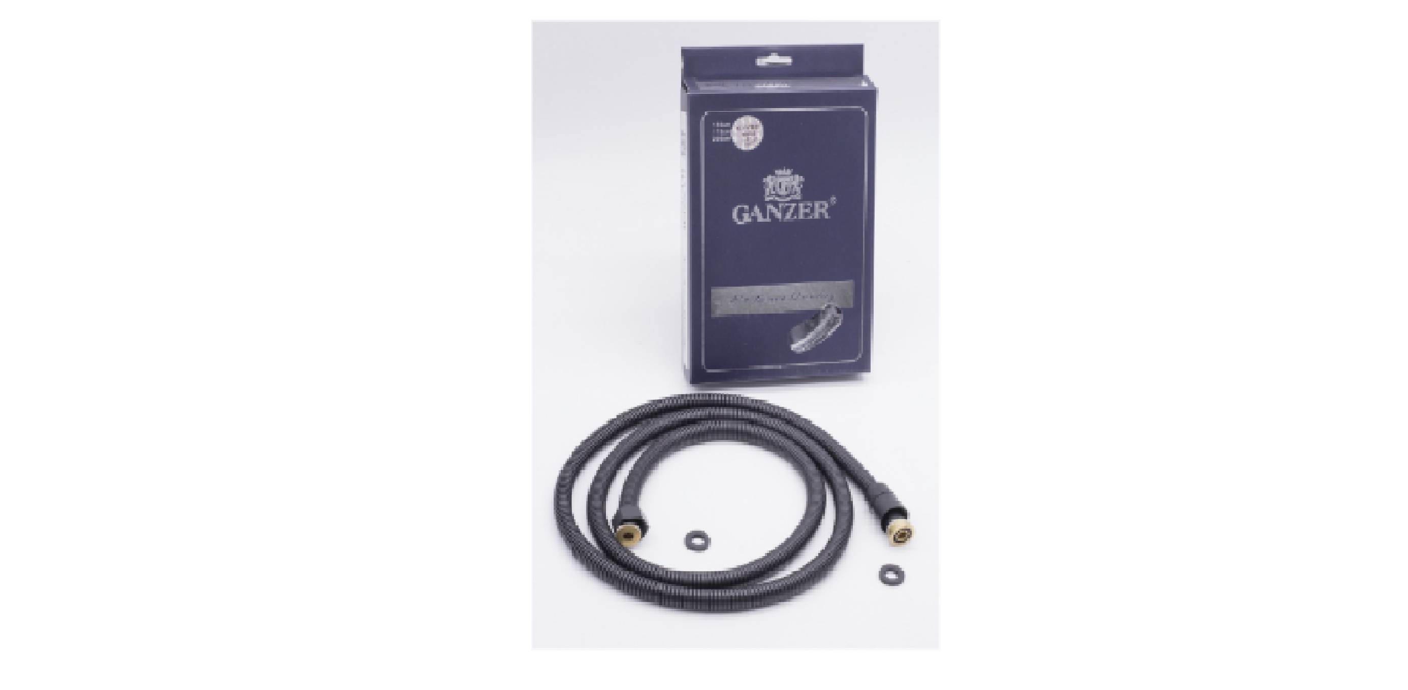 Шланг для душа GANZER GZ60100-C Черный 100 см