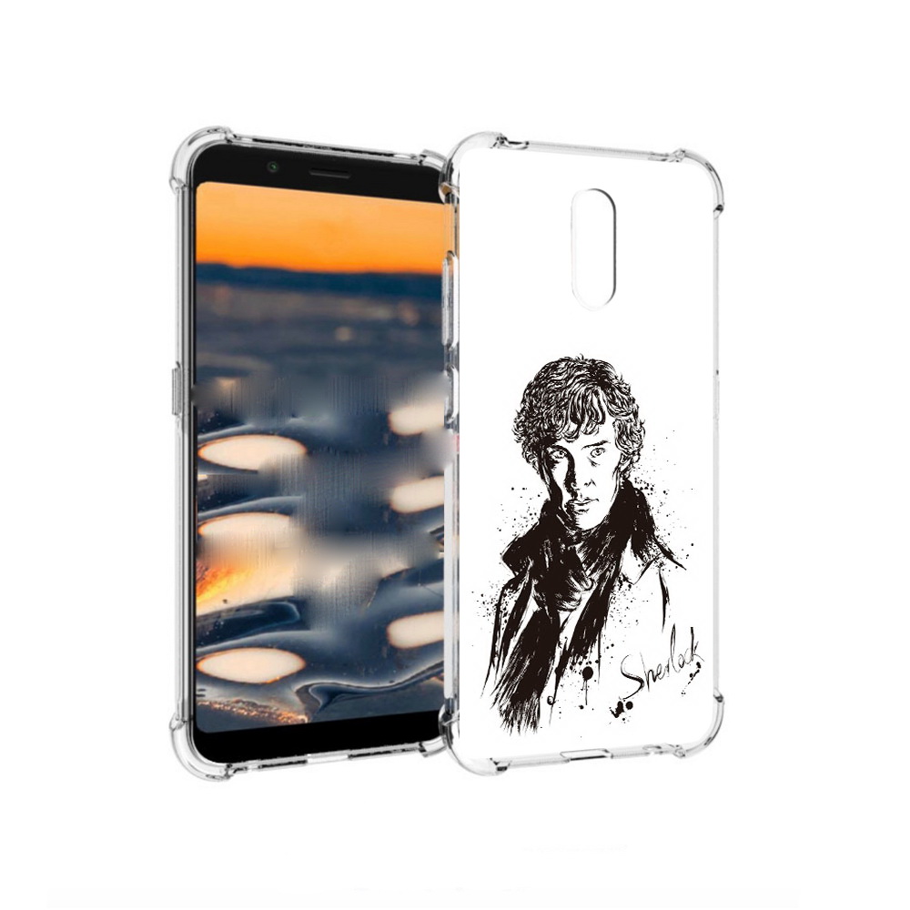 

Чехол MyPads Tocco для Nokia C2 шерлок холмс портрет (PT227055.113.698), Прозрачный, Tocco