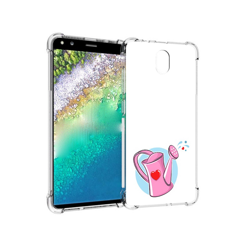 

Чехол MyPads Tocco для Nokia C01 Plus Лейка любви 14 февраля (PT161800.114.103), Прозрачный, Tocco