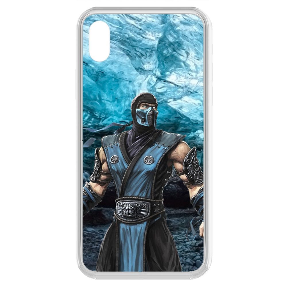 

Чехол-накладка Krutoff Clear Case Мортал Комбат. Саб Зиро для iPhone XR, Прозрачный