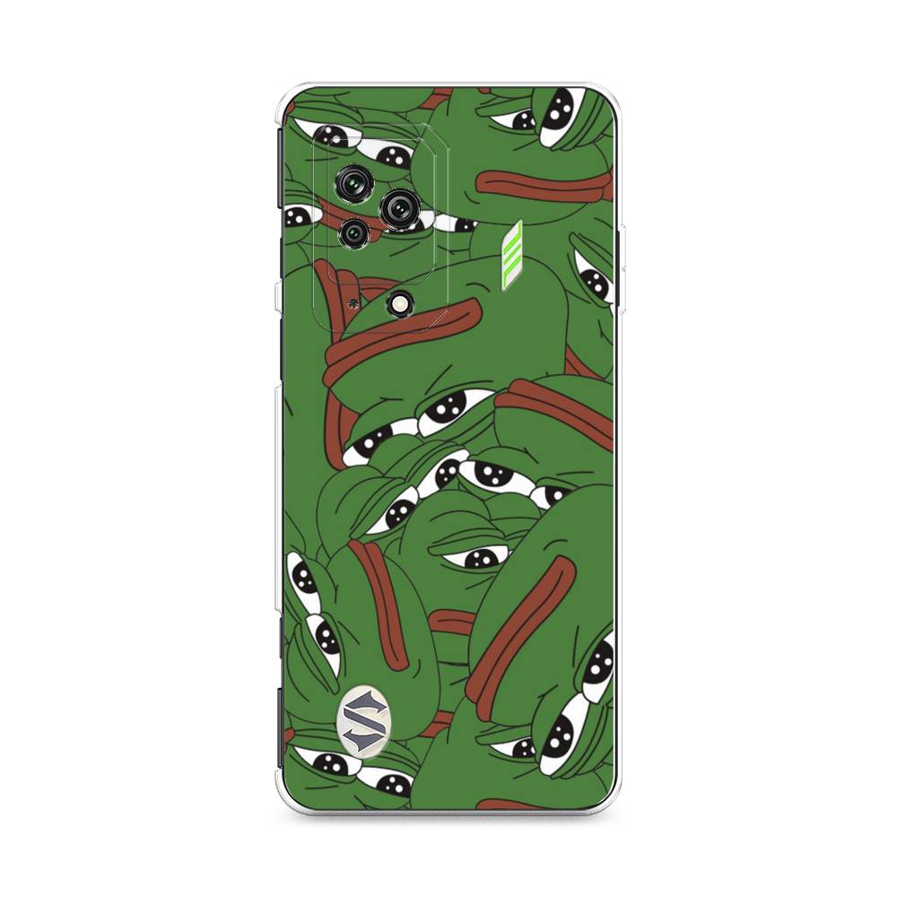 

Чехол Awog на Xiaomi Black Shark 5 "Печальный frog", Разноцветный, 314050-9