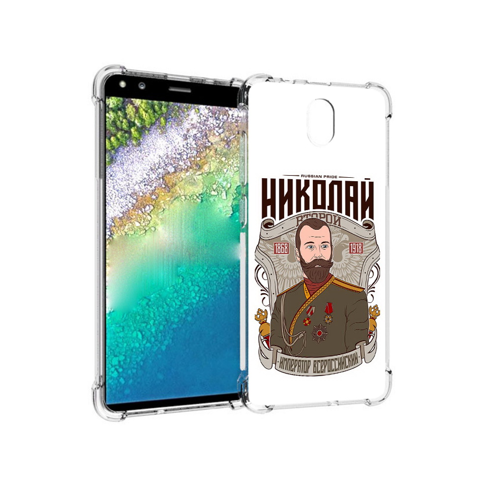 

Чехол MyPads Tocco для Nokia C01 Plus Николай второй (PT161800.114.125), Прозрачный, Tocco