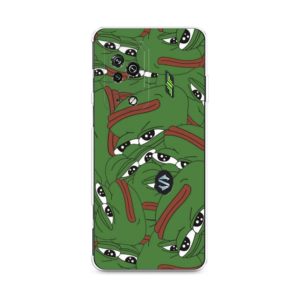 

Чехол Awog на Xiaomi Black Shark 5 Pro "Печальный frog", Разноцветный, 314150-9