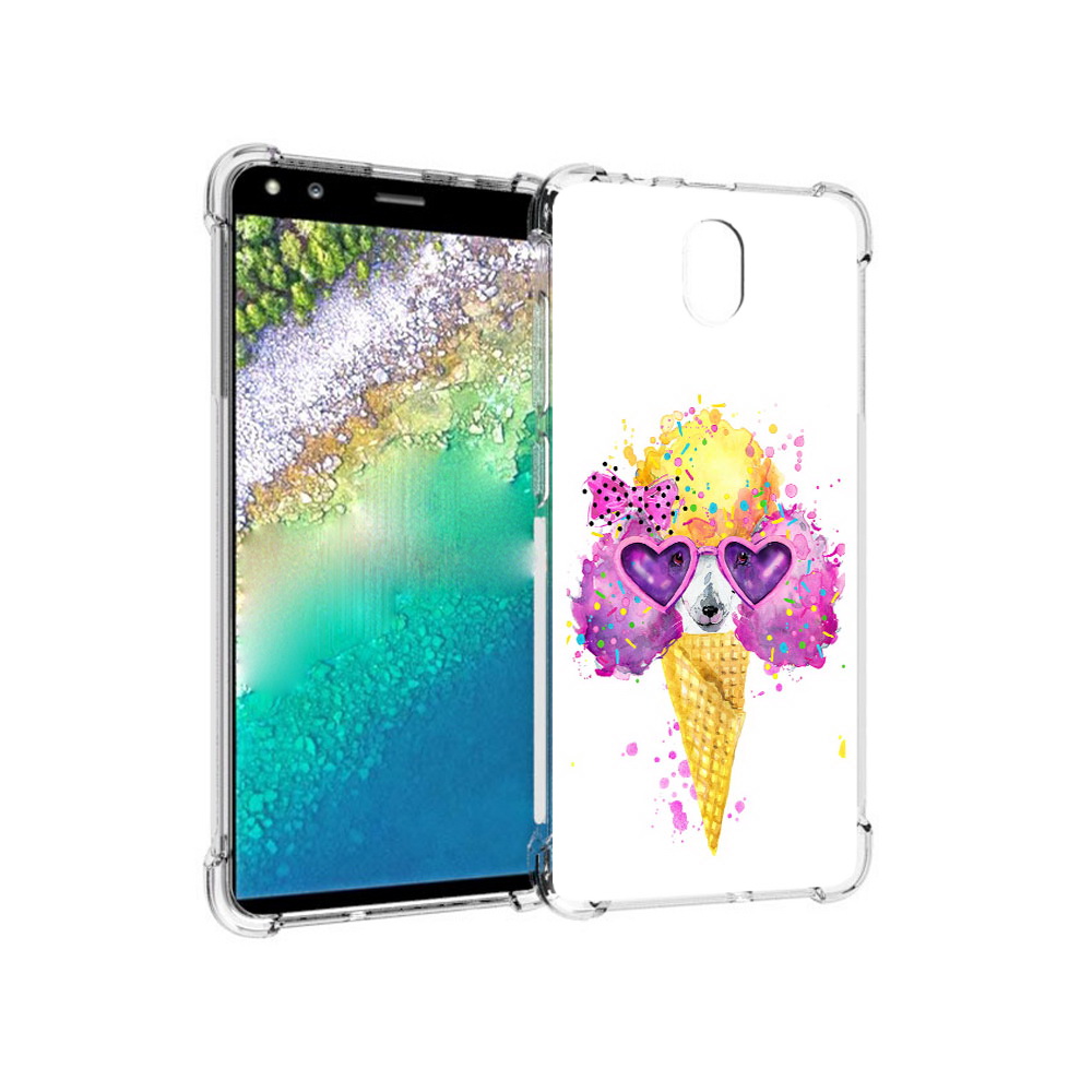

Чехол MyPads Tocco для Nokia C01 Plus Рожок (PT161800.114.146), Прозрачный, Tocco