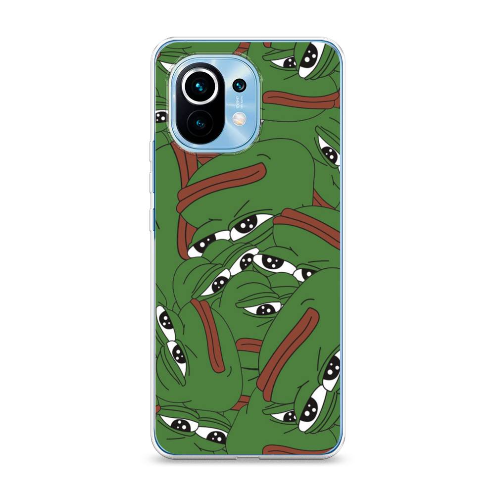 

Чехол Awog на Xiaomi Mi 11 "Печальный frog", Разноцветный, 39450-9