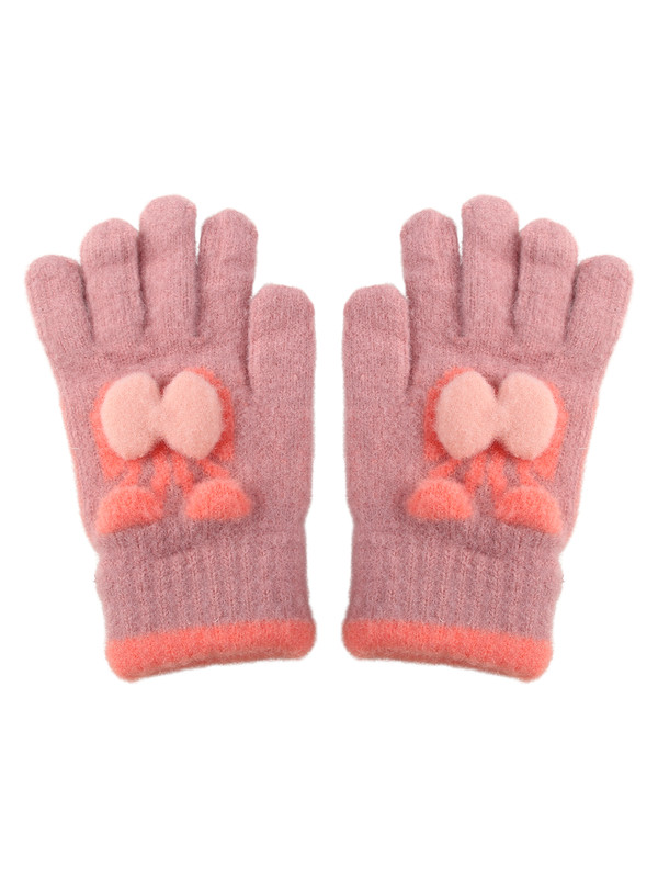 

Перчатки детские Little Mania ZW-ANG80, тёмно-розовый, 14, ZW-ANG80