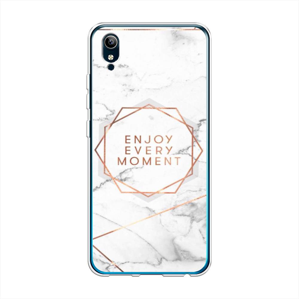 

Чехол Awog на Vivo Y91c/Y1s "Enjoy every moment мрамор", Разноцветный, 262850-7