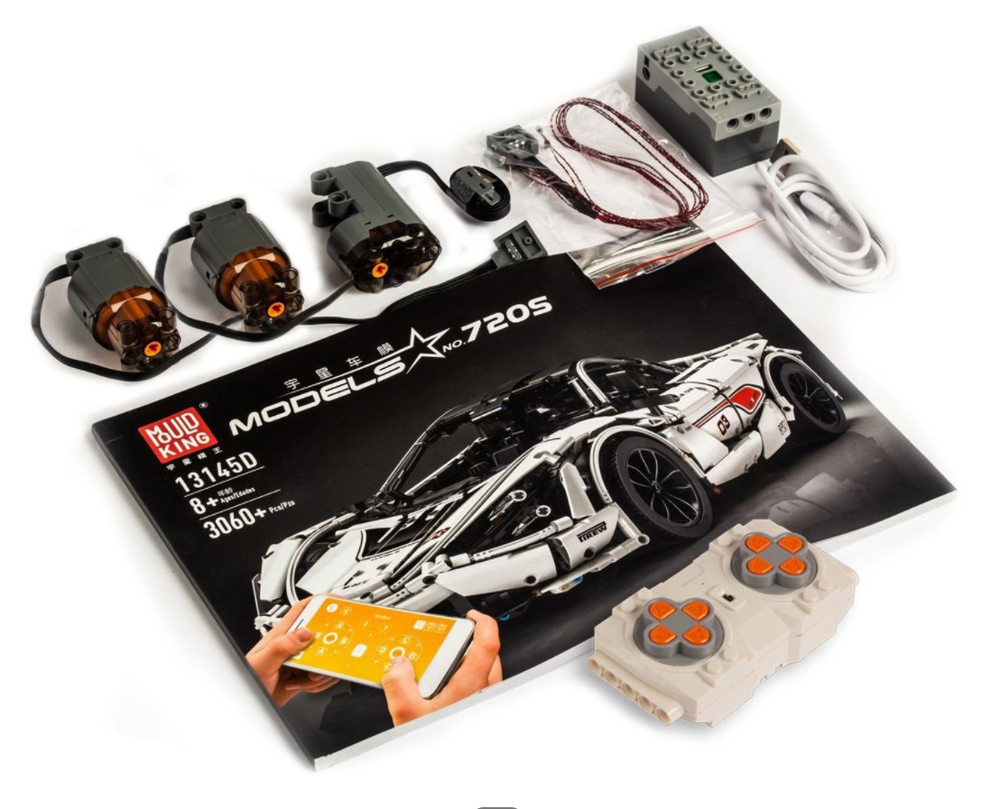 

Комплект моторизации MOULD KING 13145D для McLaren 720S Manual Version, 5 дет.