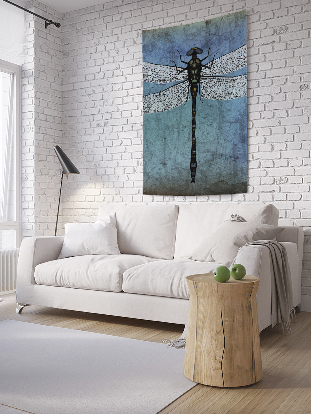 

Вертикальное фотопанно на стену JoyArty Стрекоза винтаж 150x200 см, Стрекоза винтаж
