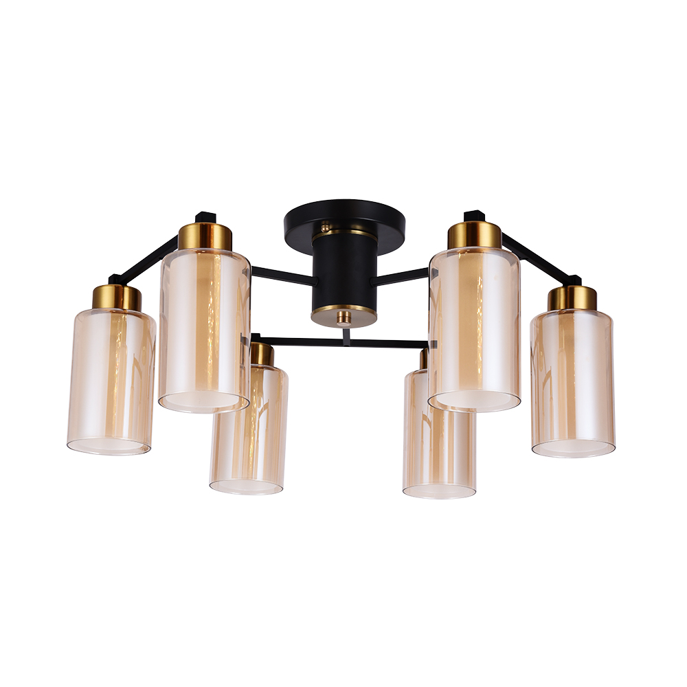 фото Потолочная люстра arte lamp leo a7027pl-6bk