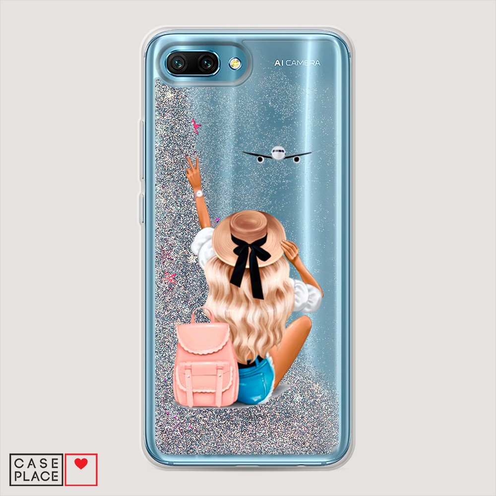 

Чехол Awog на Honor 10 "Автостопом самолетом", Разноцветный, 65391-1