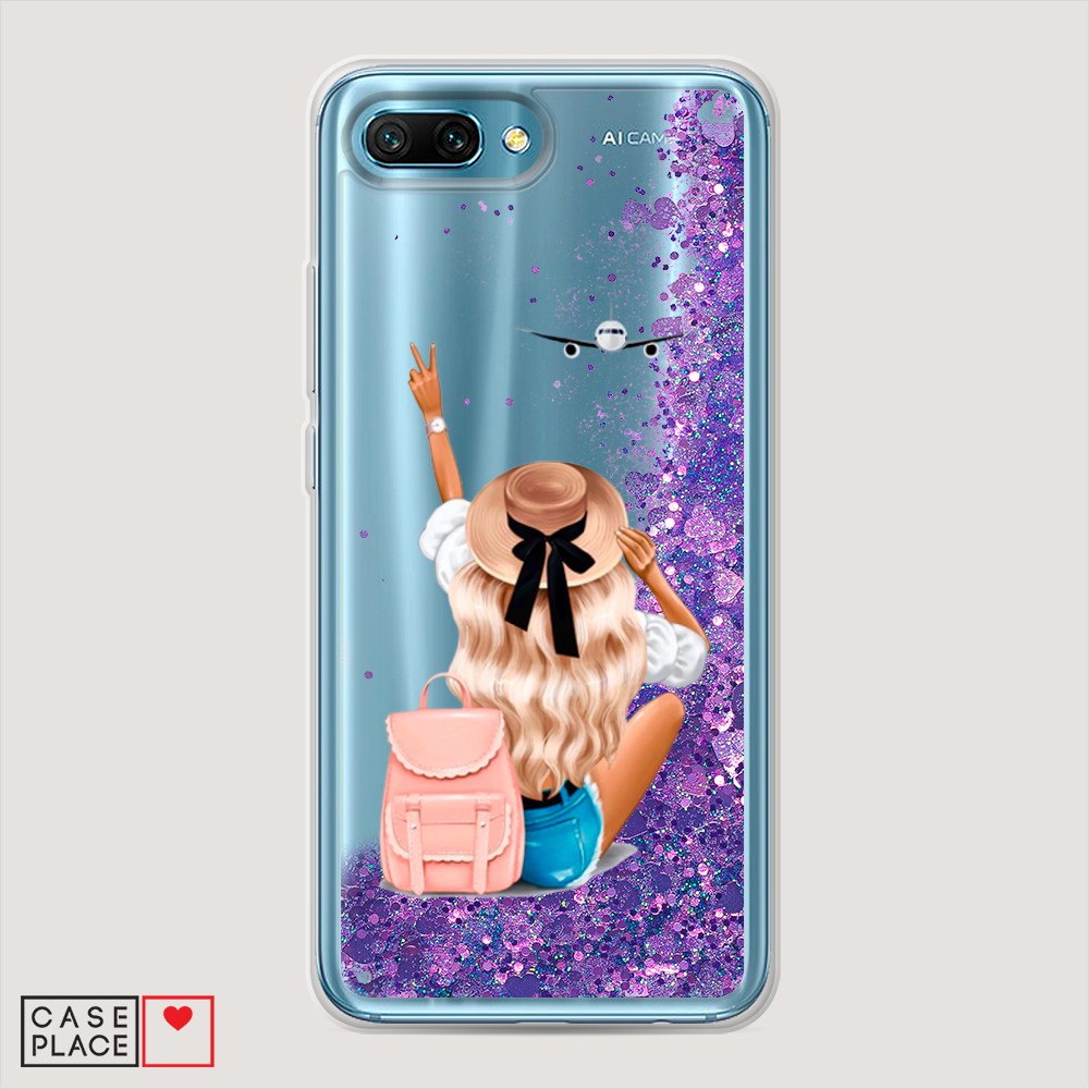 

Чехол Awog на Honor 10 "Автостопом самолетом", Разноцветный, 65392-1
