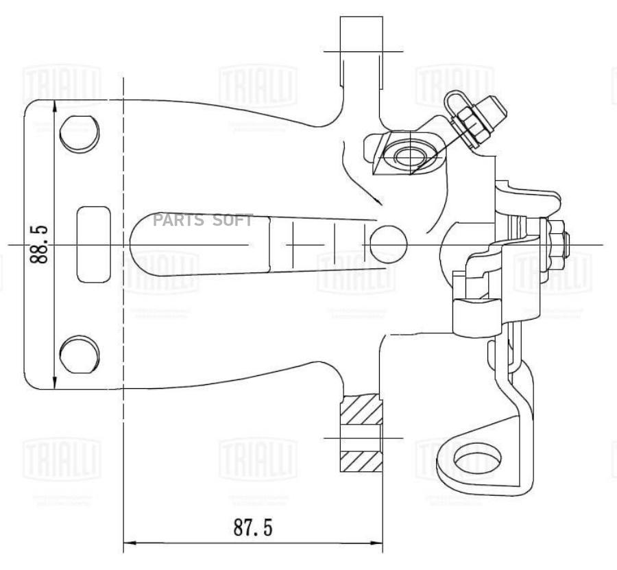 

Суппорт Торм. Opel Zafira B (05-) Зад. Лев. D 41Мм