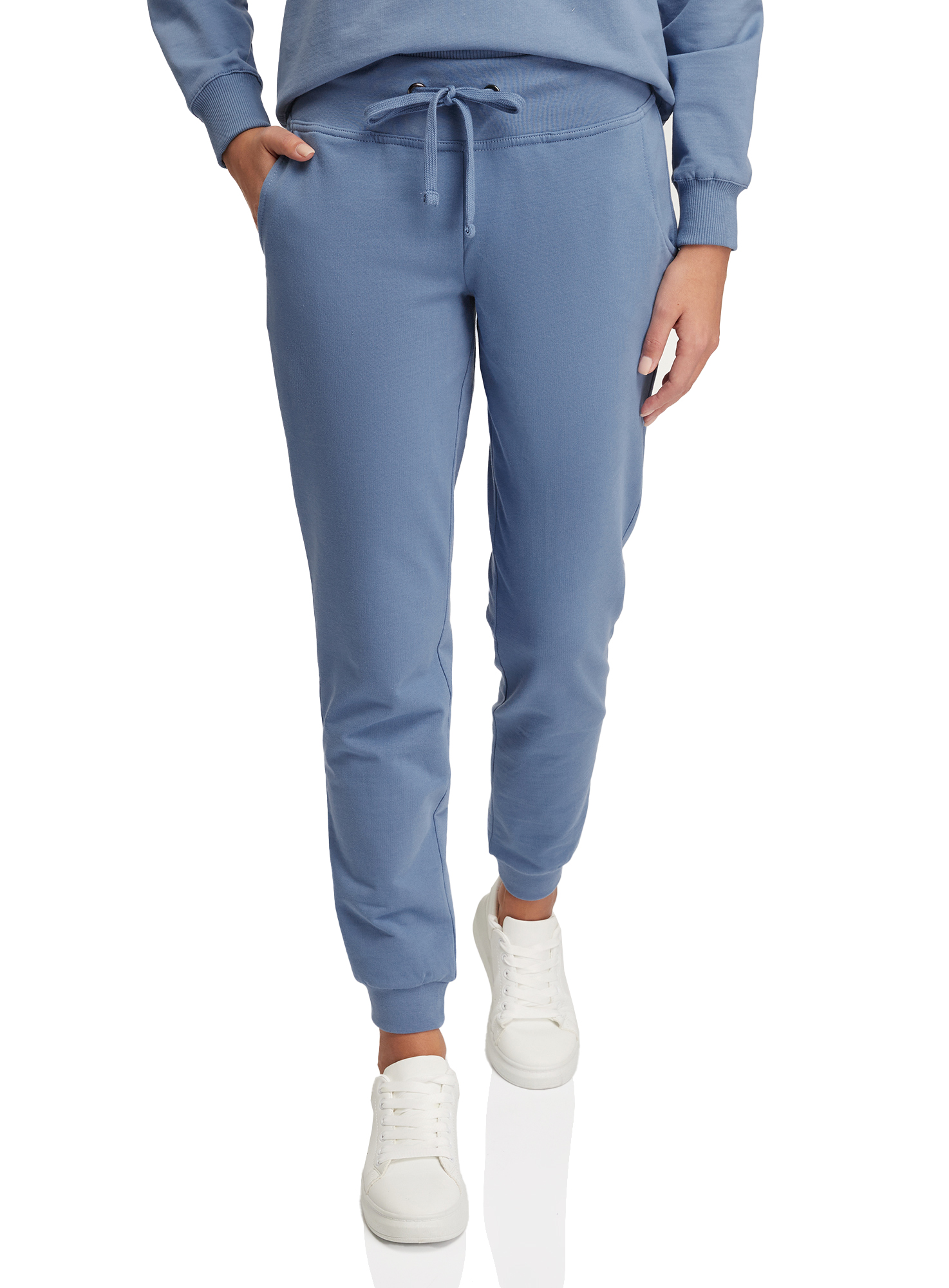 

Спортивные брюки женские oodji 16700030-5B синие S, 16700030-5B