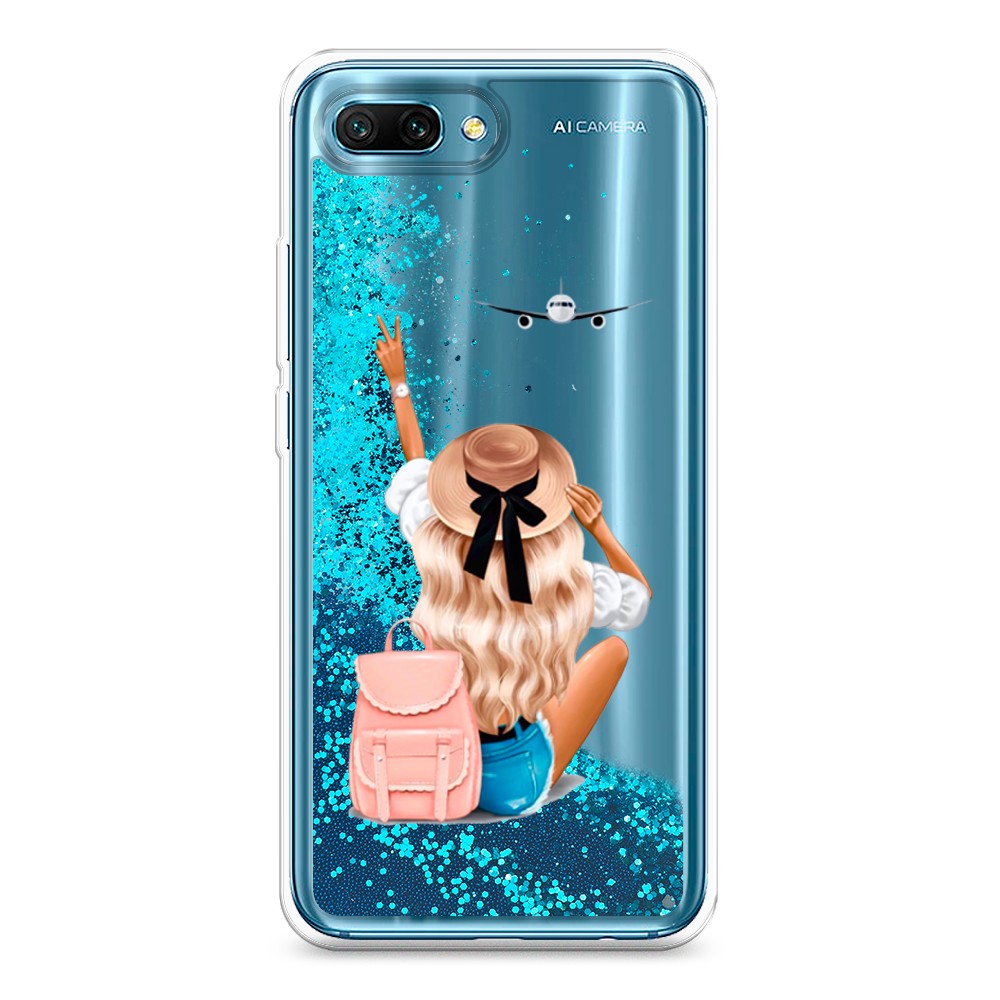 

Чехол Awog на Honor 10 "Автостопом самолетом", Разноцветный, 65393-1