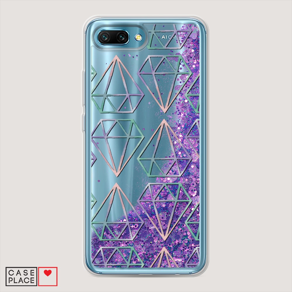 

Чехол Awog на Honor 10 "Бриллианты голографика", Разноцветный, 65392-1