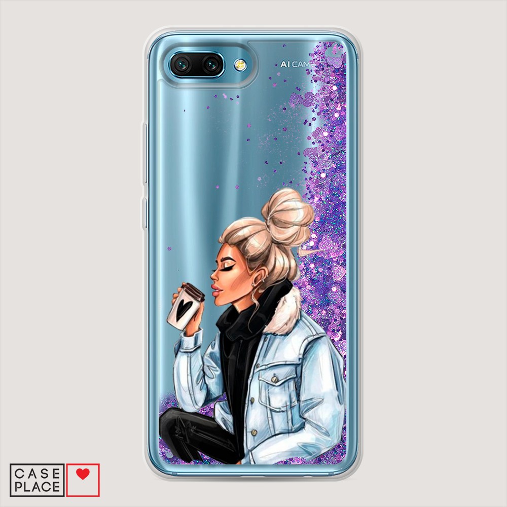 

Чехол Awog на Honor 10 "Cute girl", Разноцветный, 65392-1