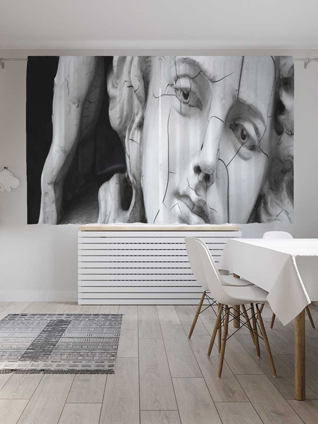 

Классические шторы JoyArty "Античный ангел", серия Oxford DeLux, 2 полотна 145x180 см, Античный ангел